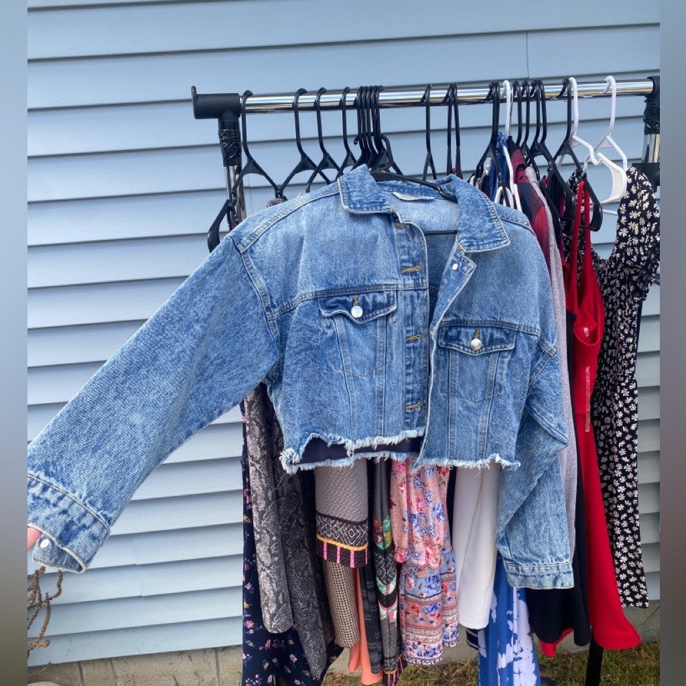 Cropped Denim Jean Jacket